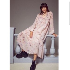 NWT - H&M Floral Long Sleeve Maxi Dress